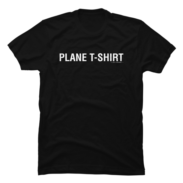 plane black shirt